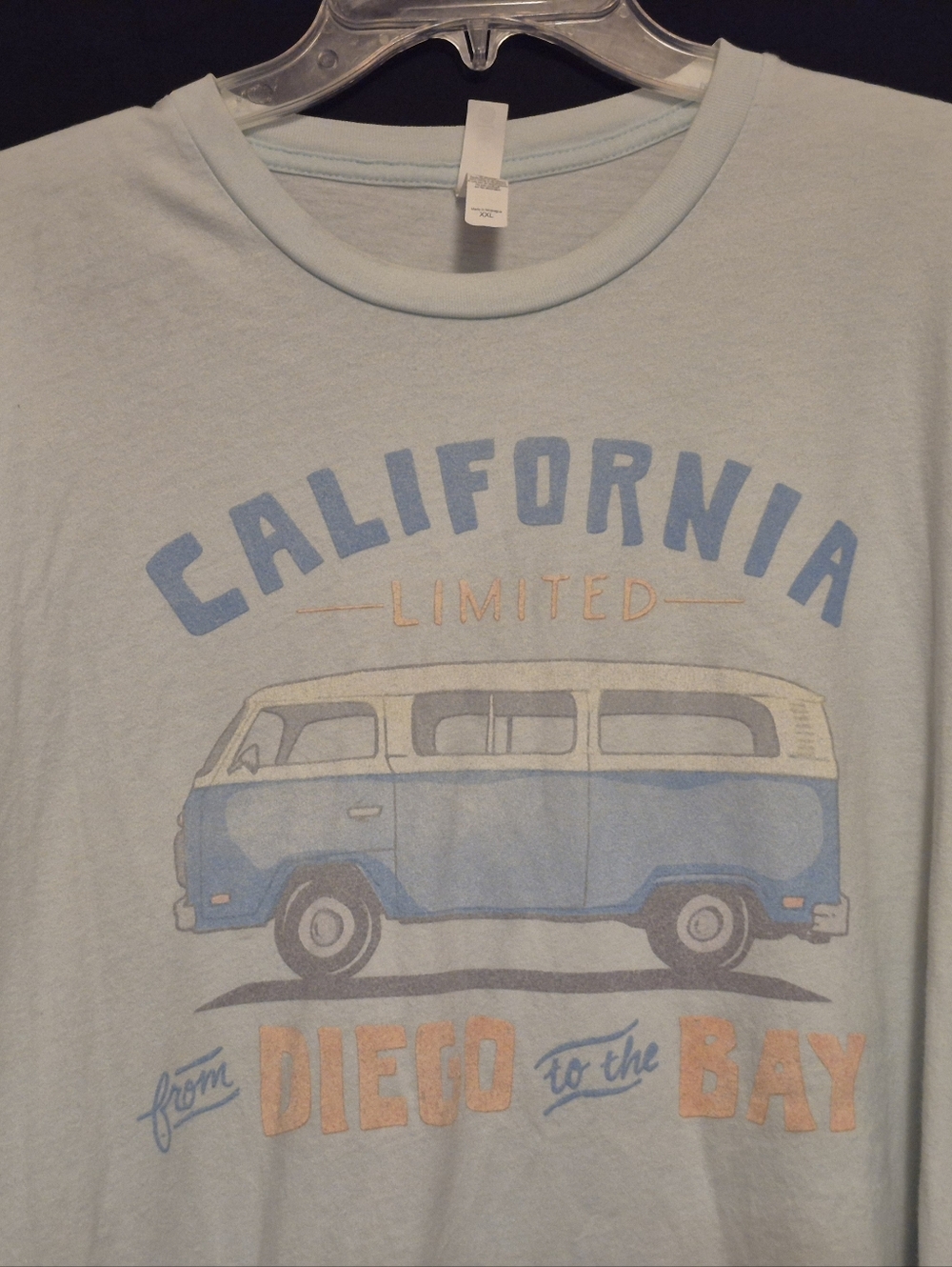 California VW bus T shirt